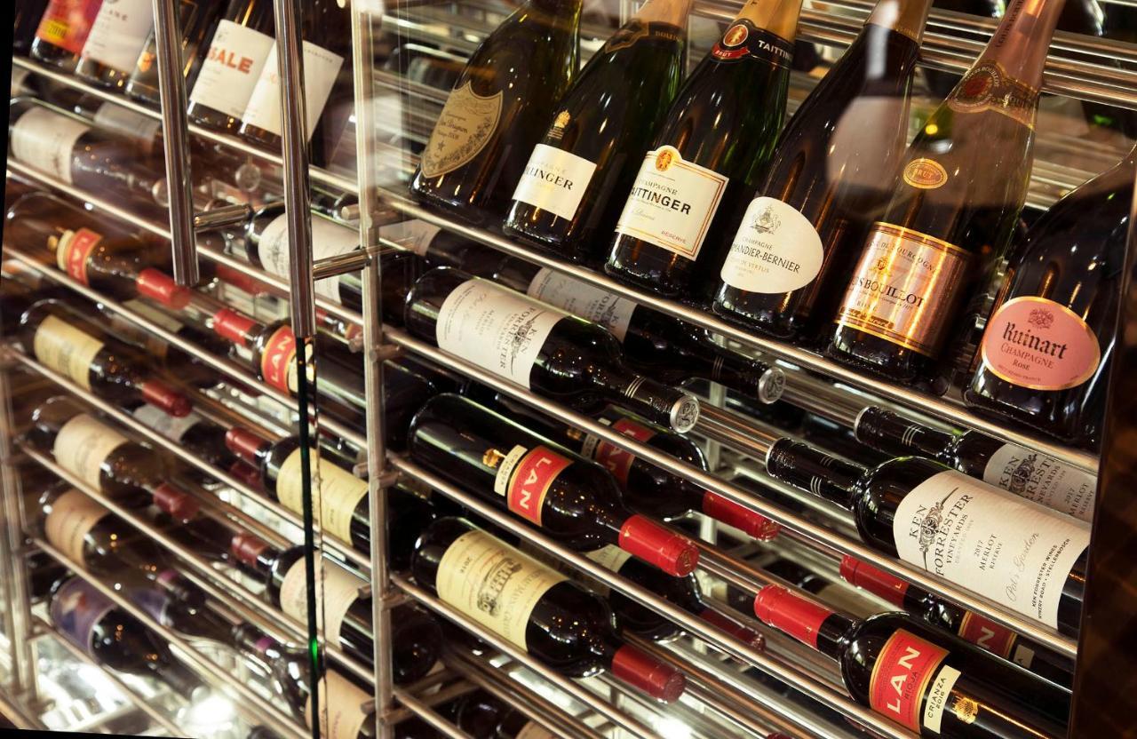Fonab Castle Hotel Pitlochry Esterno foto Wine bottles in a wine rack